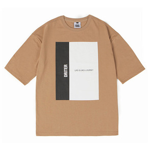 Square Loosefit T-Shirt (Beige)