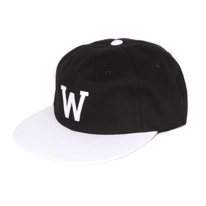 W Baseball Cap (Black/White)